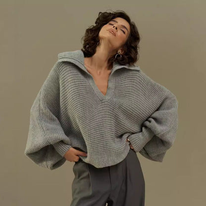 CASANDRA - KNITTED & SPACIOUS - SWEATER
