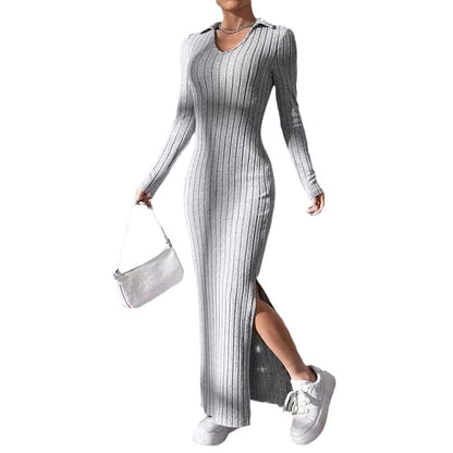 AMINA - KNITTED & SLIM - DRESS