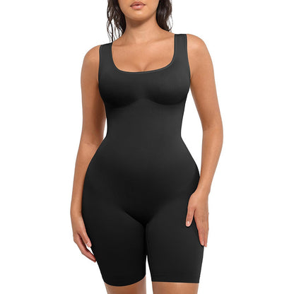 Shapewear round neck bodysuit