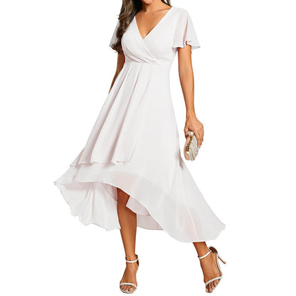 SIA – V-neck Short sleeve dress