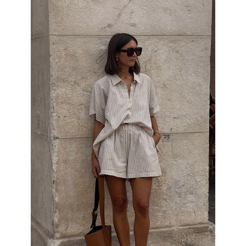 NOUR – Striped 2-Piece Set