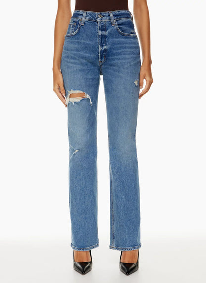 ELINA - HIGH, SLIM & STRAIGHT - JEANS