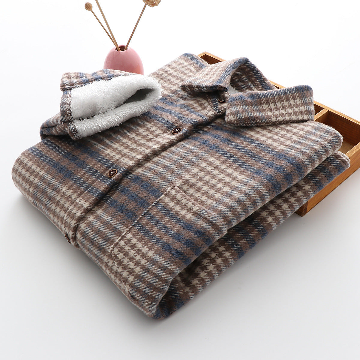 GRETA - Padded Flannel Shirt