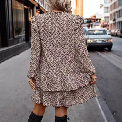 NATHALIE - LONG-SLEEVED - DRESS