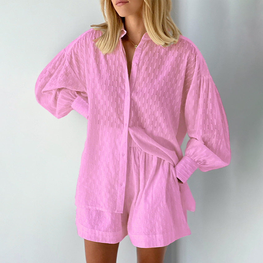 ELENA – Light & stylish 2-piece set | Shirt & shorts