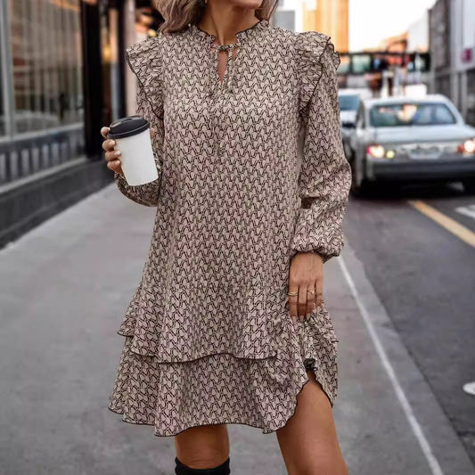 NATHALIE - LONG-SLEEVED - DRESS