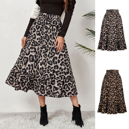 LINA - LEOPARD - SKIRT