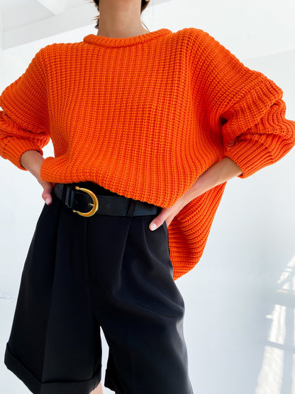 WILMA – Chunky Knit Oversized Sweater | Soft and Relaxed in Pastel