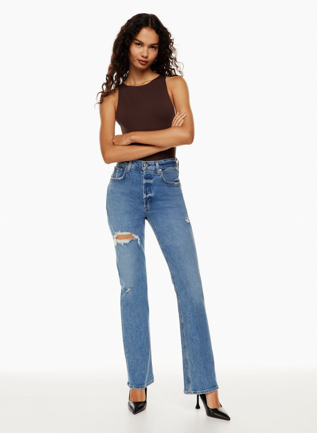 ELINA - HIGH, SLIM & STRAIGHT - JEANS