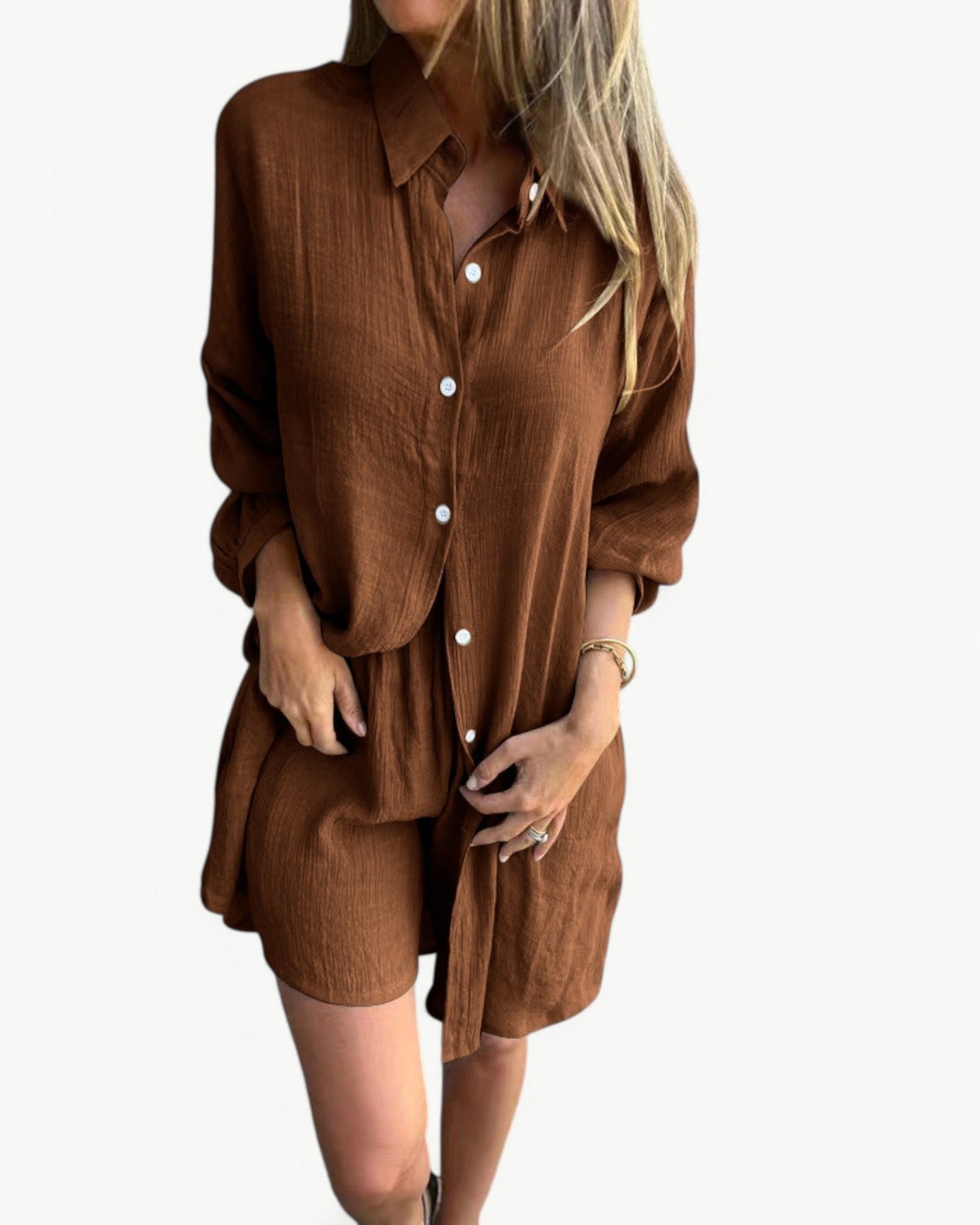 JADE – 2-piece set with shirt & shorts | Stylish & relaxed look