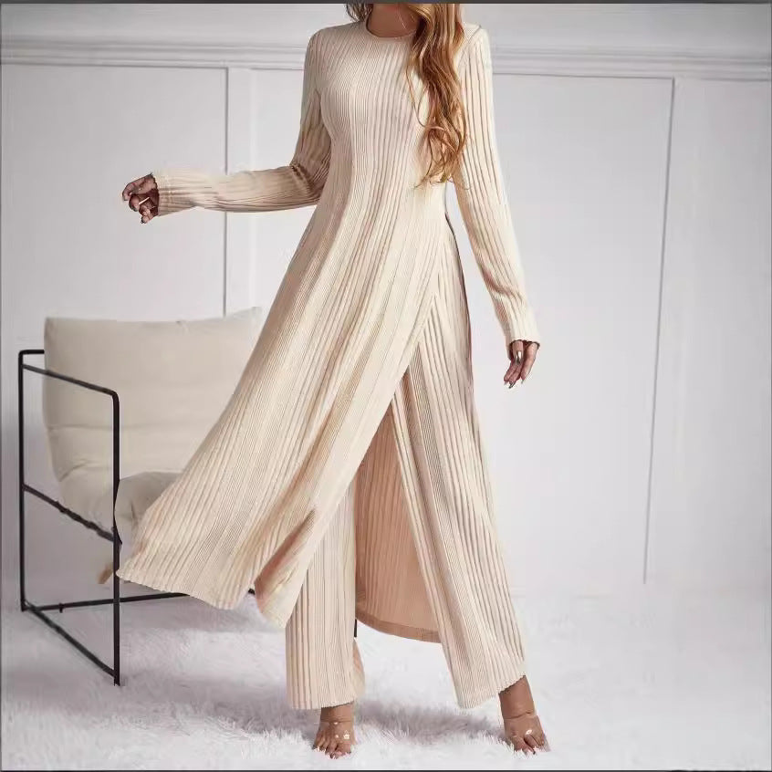 CORINNE – Ribbed lounge set
