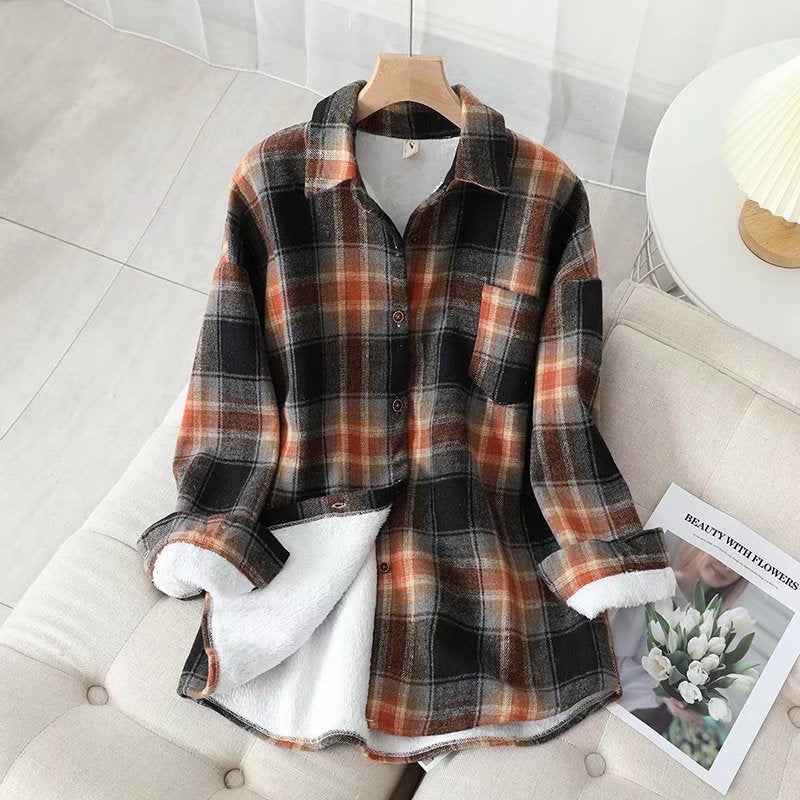 GRETA - Padded Flannel Shirt