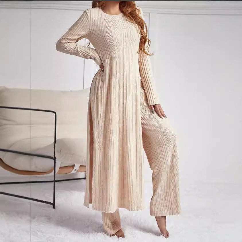 CORINNE – Ribbed lounge set