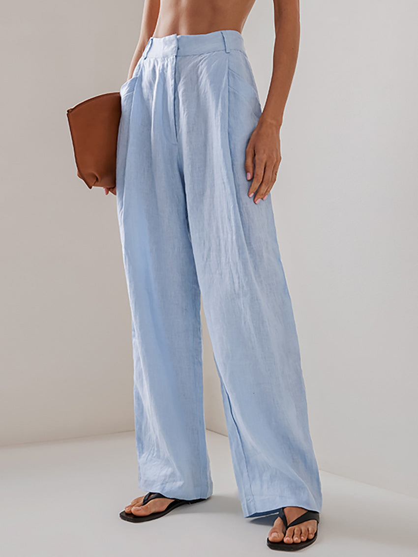 AMARA – Elegant set with long-sleeved shirt & pants | Light, airy & stylish