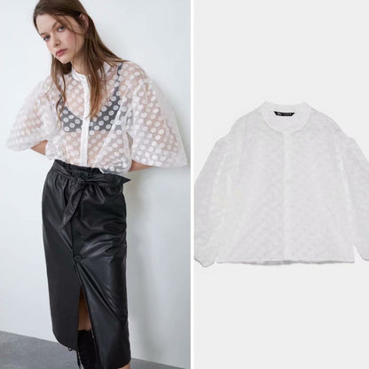 JENNY - PRICKLY & TRANSPARENT - TOP