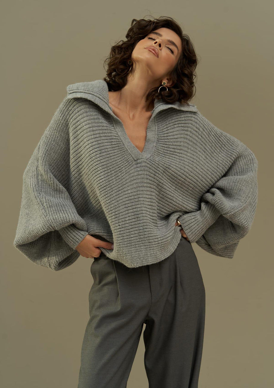 CASANDRA - KNITTED & SPACIOUS - SWEATER