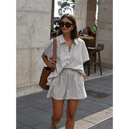 NOUR – Striped 2-Piece Set