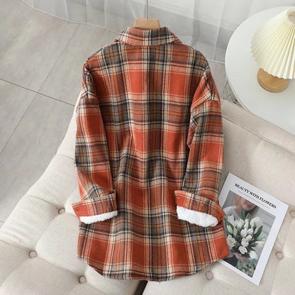 GRETA - Padded Flannel Shirt